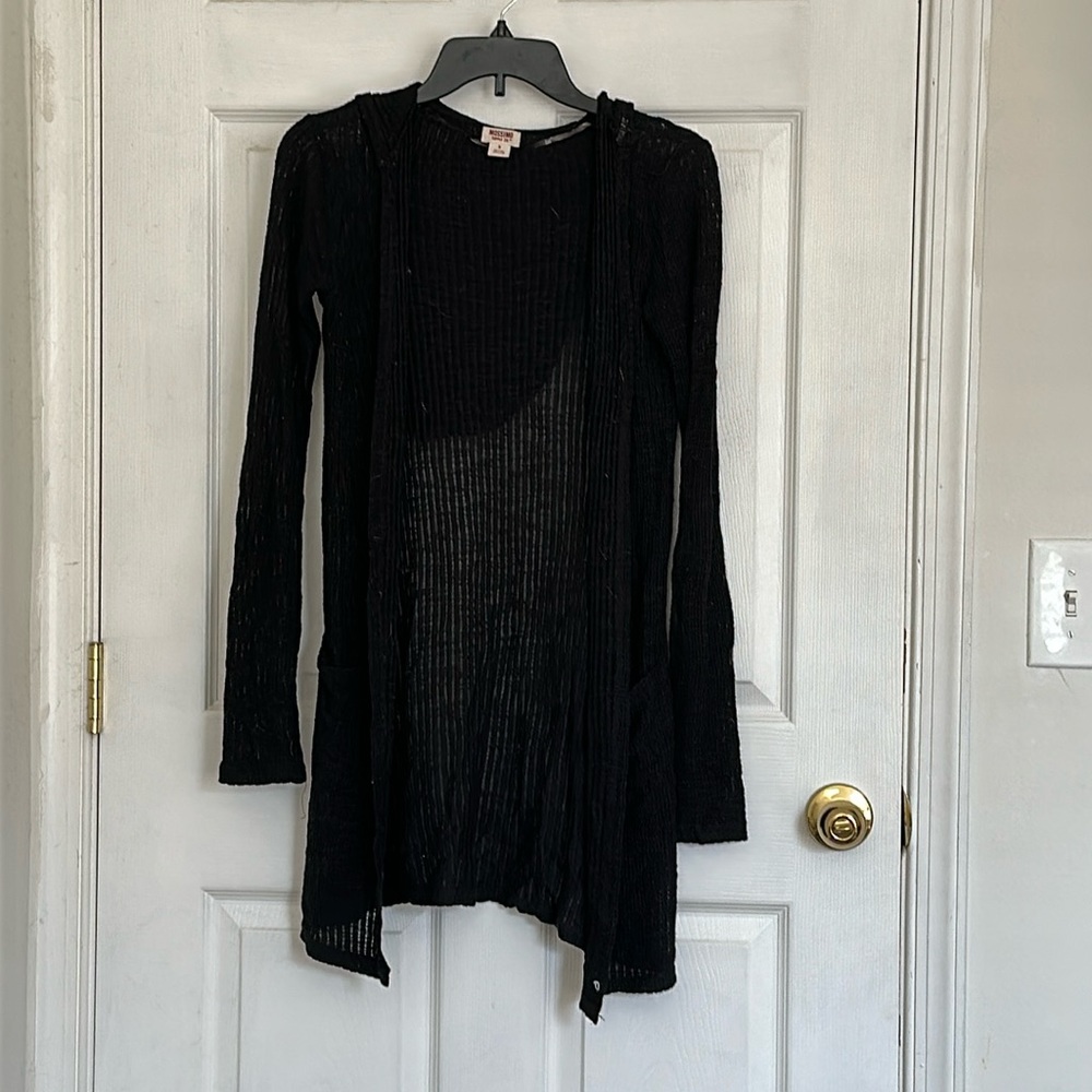 Missimo Supply S Black Kimono w/ Hood & pockets